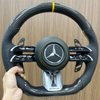 Mercedes Aftermarket Forged Carbon C63 AMG Steering Wheel 12 O'Clock Ring Mercedes W204 W205 W206 Steering Wheel