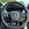  Suitable for Honda 11th Gen Civic Carbon Fiber Steering Wheel Modification HCRV Accord Integra Breeze Inspire Passport