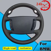 Custom Car Steering Wheel Braid Cover Comfortable 100% Fit For BMW E65 E66 Long Wheelbase Sedan 7 Series 2001-2008 Car Products