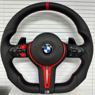 Customized Leather Steering Wheel for BMW F30 F11 F18 F80 F82 E91