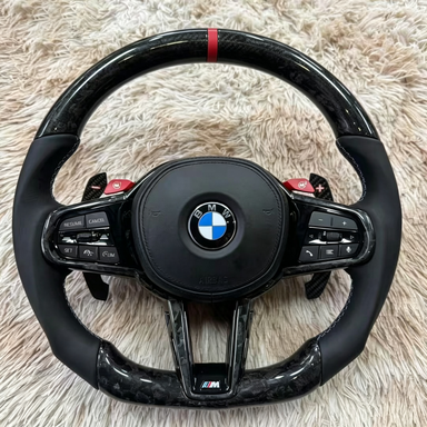  Custom BMW Real Carbon Fiber Steering Wheel 2 Series Coupe M2 G42 G87 2019 - 2025 - YINGGEN