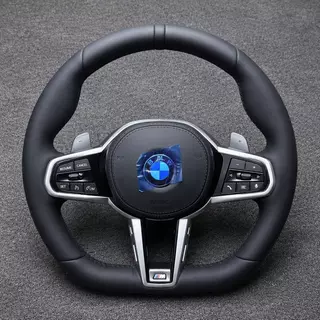 Custom BMW Nappa Genuine Leather Modified Steering Wheel X5 X5M G05 G18 G05M 2019-2025-YINGGEN
