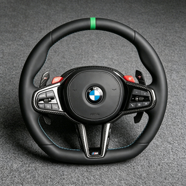 Custom BMW Nappa Genuine Leather Steering Wheel 2 Series Coupe M2 G42 G87 2019 - 2025 - YGENE