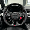 Multi functional Audi steering wheel, ergonomically designed, suitable for interior upgrades as a replacement steering wheel.