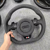Sports style interior upgrade, universal compatible Audi multifunctional steering wheel accessories.