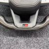 The Toyota steering wheel is installed in the cockpit of the car, perfectly fitting the interior modification accessories of Toyota