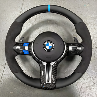 For BMW E70 Half Alcantara Steering Wheel for E71 E90 E91 E92