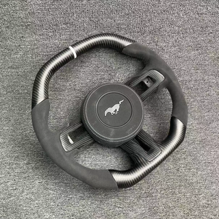 Ford Custom Real Carbon Fiber Mustang Steering Wheel
