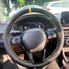 Custom Car Steering Wheel Braid Cover 100% Fit For Honda 2022 2023 Civic 2023 CRV CR-V Accord ZR-V Car Products Steering Wrap