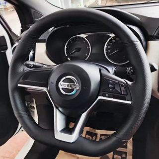Custom Car Steering Wheel Braid Cover Soft 100% Fit For Nissan Qashqai Teana Kicks X-Trail Sylphy Car Products Steering Wrap