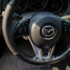Custom Car Steering Wheel Braid Cover Soft 100% Fit For Mazda 3 Axela Mazda 6 Atenza Mazda 2 CX-3 CX3 Car Products Steering Wrap
