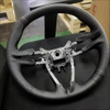 Custom Car Steering Wheel Braid Cover Soft 100% Fit For Honda Civic 8th MK8 2005 2006 2007 2008-2011 Car Products Steering Wrap