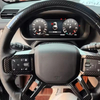 DIY Car Steering Wheel Cover Braid Genuine Leather Carbon Fibre Ventilation For Land Rover Defender 90 110 130 Car Accessories