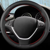 Custom Car Steering Wheel Cover Genuine Leather 100% Fit For BMW E70 X5 2008-2013 E71 X6 2008-2014 Auto Interior Accessories