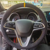 Custom Car Steering Wheel Braid Cover Soft 100% Fit For Chevrolet Monza Cruze Crvalier Malibu Captiva Car Products Steering Wrap