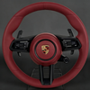 Perforated Nappa Leather Porsche 991.1 991.2 992 993 996 997 Steel Bordeaux Red