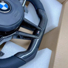 Red M1 M2 Genuine Carbon Fiber Steering Wheel for BMW G42 M3 G87 M4 G82 M5 F90 G11