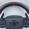 For Toyota Genuine Carbon Fiber Steering Wheel for Land Cruiser with Shift Paddles