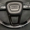 Audi Matte Carbon Fiber Steering Wheel Suitable for A3/Q3/S3/A4/A4L/A5/Q5/A6/A6L/A7/Redicated Fit for Audi