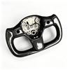 Yoke Style Tesla Steering Wheel Tesla Custom Real Carbon Fiber Model 3 Yoke Steering Wheel