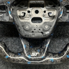D-type Forged Carbon Fiber Leather Steering Wheel Ford Focus with Button Frame