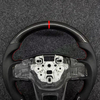 Suitable for The Modification of Ford Wrangler Bronco's Bright Carbon Fiber Steering Wheel