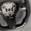 Tesla Aftermarket Forged Carbon Model Y Steering Wheel 12 O'Clock Ring Tesla Steering Wheel Wholesale