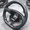 Custom Matte Carbon Tesla Plaid Steering Wheel for Model 3 Model Y Model S X
