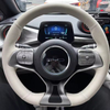 Custom DIY White Car Steering Wheel Braid Cover 100% Fit For BYD Atto 3 EV 2022 2023 Steering Wrap Auto Interior Accessories