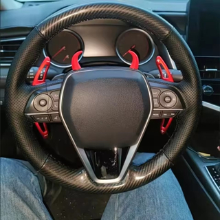 Custom Car Steering Wheel Cover 100% Fit For Toyota Avalon Camry Crown 2018-2019 Corolla 2018-20203 Car Products Steering Wrap