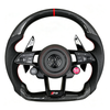 Volkswagen VW Custom Real Carbon Fiber Golf GTI Steering Wheel Contrast Stitching Genuine Leather Tiguan Steering Wheel