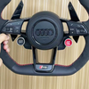 Audi Steering Wheel Nappa Leather Spliced Alcantara Suitable for Audi A3 A4L A5 A6L A7 S3 S4 Handmade Customization