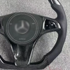 Gloss Carbon Mercedes E63 AMG Racing Steering Wheel 12 O'Clock Ring Mercedes W204 W205 W206 Steering Wheel