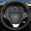 Custom Car Steering Wheel Braid Cover Soft 100% Fit For Toyota RAV4 Corolla Auris 2012-2019 Isis Corolla iM Scion Steering Wrap