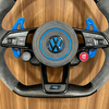VW steering wheel matte carbon fiber spliced Alcantara steering wheel color customization suitable for VW Golf 8pro GTI MK7 MK8