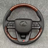 Customized Wood Grain Circular Car Steering Wheel for Lexus 570 GS350 ES350 RX350