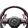 Volkswagen VW Custom Real Carbon Fiber Golf 7 GTI Steering Wheel 12 O'Clock Ring MK7 MK6 MK5 MK4 Steering Wheel