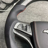 Genuine Carbon Fiber Steering Wheel for Chevrolet Cruze with Leather Airbag Cover