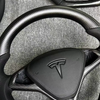 Tesla Custom Real Carbon Fiber Model Steering Wheel Gloss Carbon Tesla Model X Racing Steering Wheel