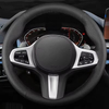 Custom Steering Wheel Braid Cover Genuine Leather 100% Fit For BMW M Sport G20 G30 G31 G32 G21 X3 G01 G02 X4 G05 X5 G14 G15 G16