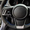 Custom Car Steering Wheel Braid Cover 100% Fit For Subaru Forester Ascent 2019 Crosstrek 2018-2019 Car Products Steering Wrap