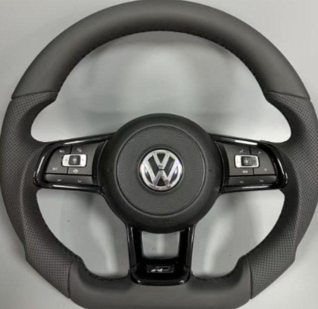 Volkswagen Golf 7 5G1 MQB GTI Golf R 2022 VW AtlasCustom Nappa Genuine Leather Steering Wheel 2022 VW Atlas- YINGGENE