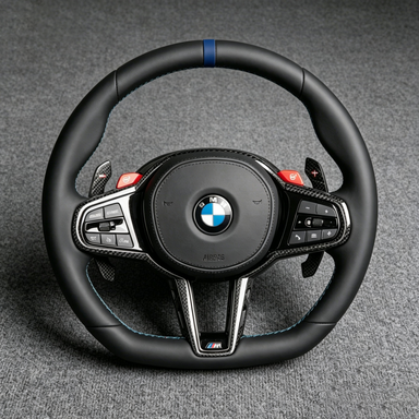 Custom BMW Nappa Genuine Leather Steering Wheel 2 Series Coupe M2 G42 G87 2019 - 2025 - YGENE
