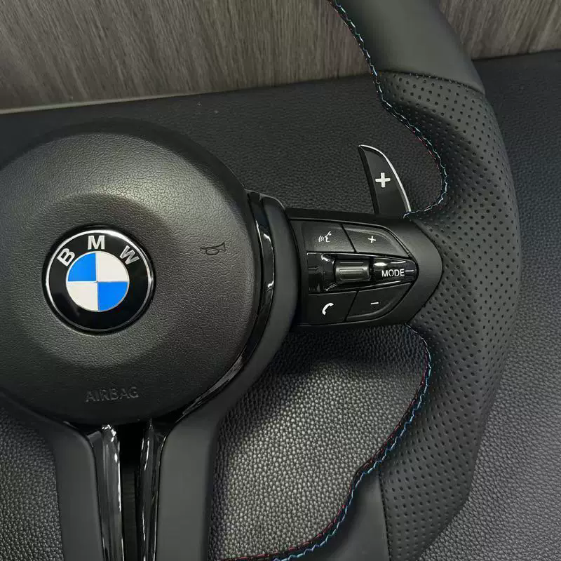 Genuine leather steering wheel suitable for BMW F30, E90, F20, F10 M3 3 Series X1 X2 X X4 X5 X6 X7