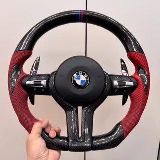 Real Carbon Fiber Steering Wheel for BMW E92 E91 E93 F30 F20 F10 M3 M5