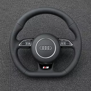 Audi A4 S4 RS4 A5 Coupe Sportback S5 RS5 B5 B6 B7 B8 B9 8T 8F F 196-2026 Custom Nappa Genuine Leather Steering Wheel - YINGGENE