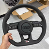 Sports style interior upgrade, universal compatible Audi multifunctional steering wheel accessories.