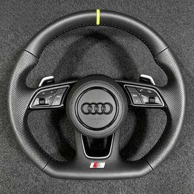 Custom Nappa Genuine Leather Steering Wheel for Audi TTS TTRS TT Coupe Roadster 1998-2026 - YINGGEN