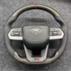 Modified Toyota steering wheel, ergonomically designed car steering wheel