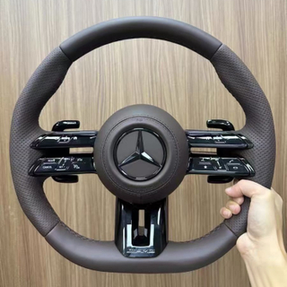 Leather Steering Wheel for Mercedes Benz W211 W212 W213 W214